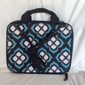 Chloe Dao For Nuo " Blue Lotus" Strap & Handles Boho Tablet Hard Case